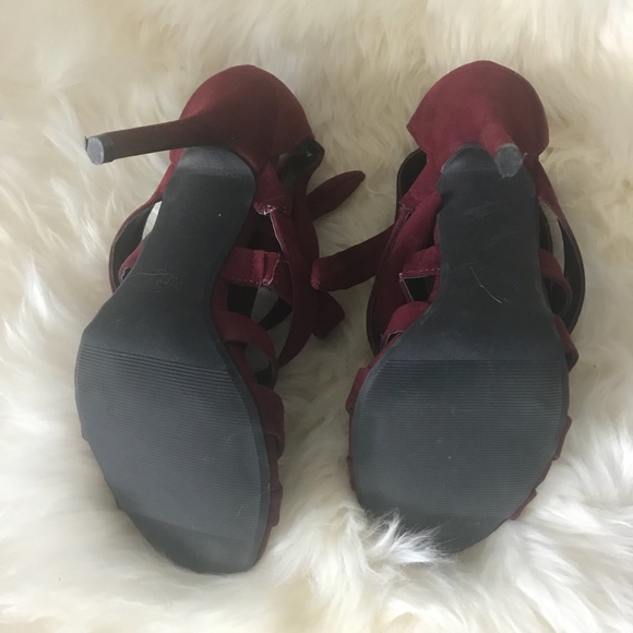 Wild Diva - Strappy Suede Stiletto Sandals, 7 - Picture 6 of 6